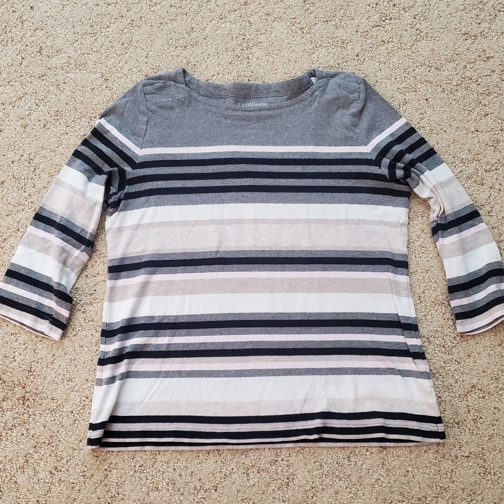 Croft&Barrow Shirt Sz L